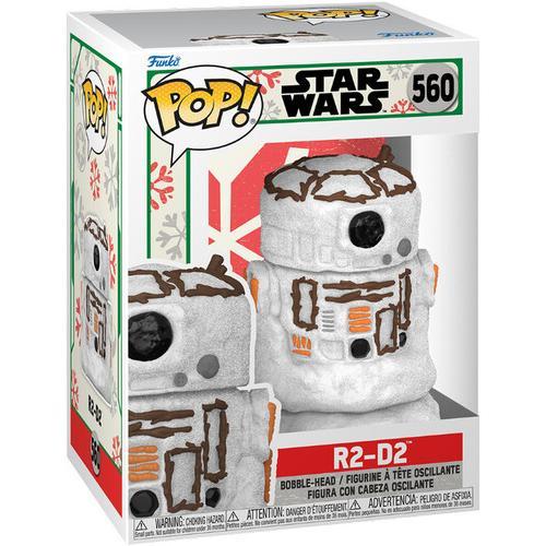 FUNKO POP! STAR WARS: Holiday - R2-D2 (Snowman)  [Collectible Figurine Statue Bust] Vinyl figurine statue