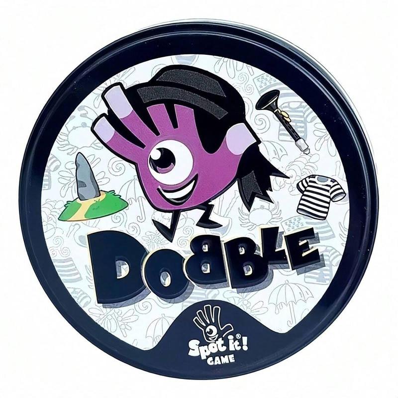 Dobble Card Game, 1 Box Fast-paced Observation Game, Fun Card Game for Family & Friends, Perfect Game Night Choice, Party Game Supplies