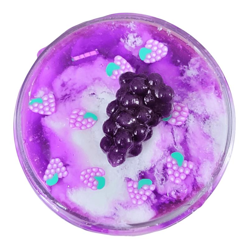 Grape Cream Soda Hybrid Cloud Clear Slime