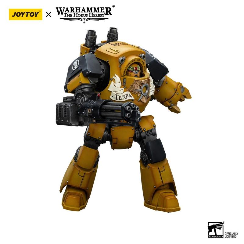 JOYTOY Warhammer 40k 1 18 Action Figures Mecha Anime 24cm  Imperial Fists Contemptor Dreadnought Collection Model Toys