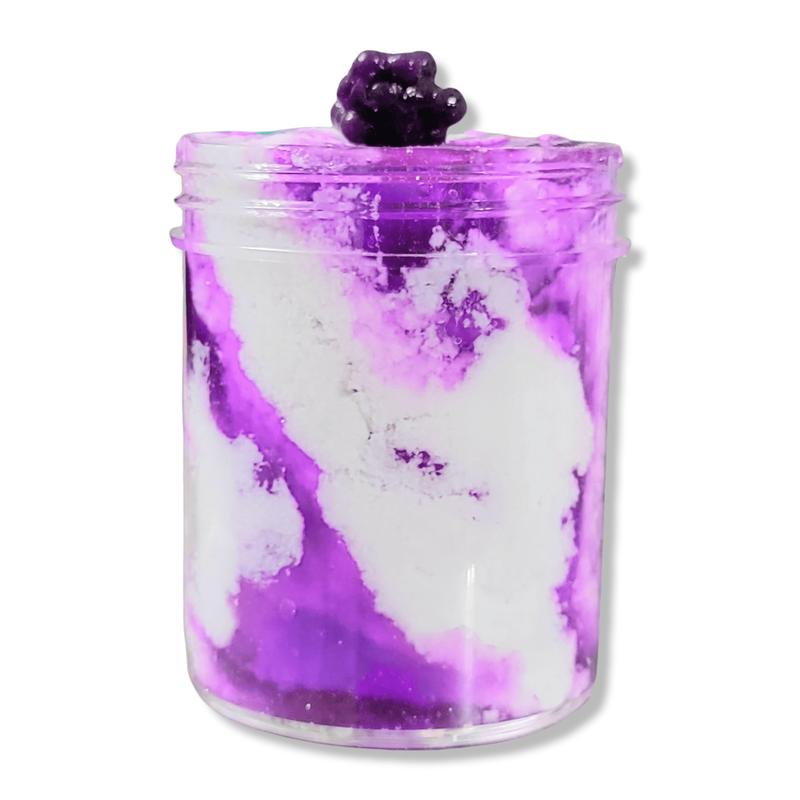 Grape Cream Soda Hybrid Cloud Clear Slime