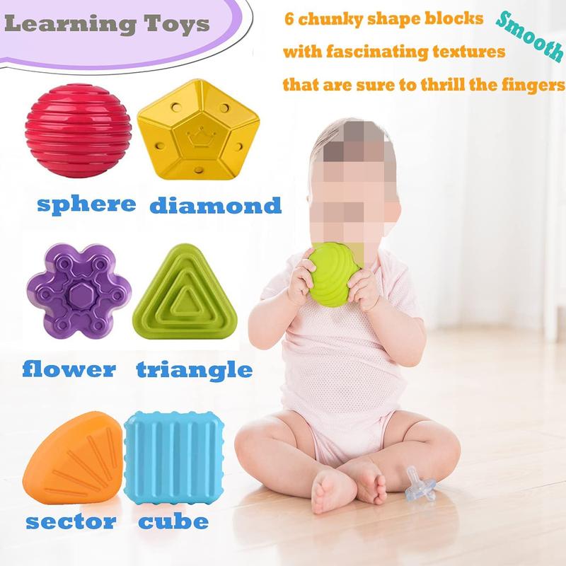 Shape Sorting Toys, Montessori Learning Toys for Boys Girls Christmas Birthday Gifts