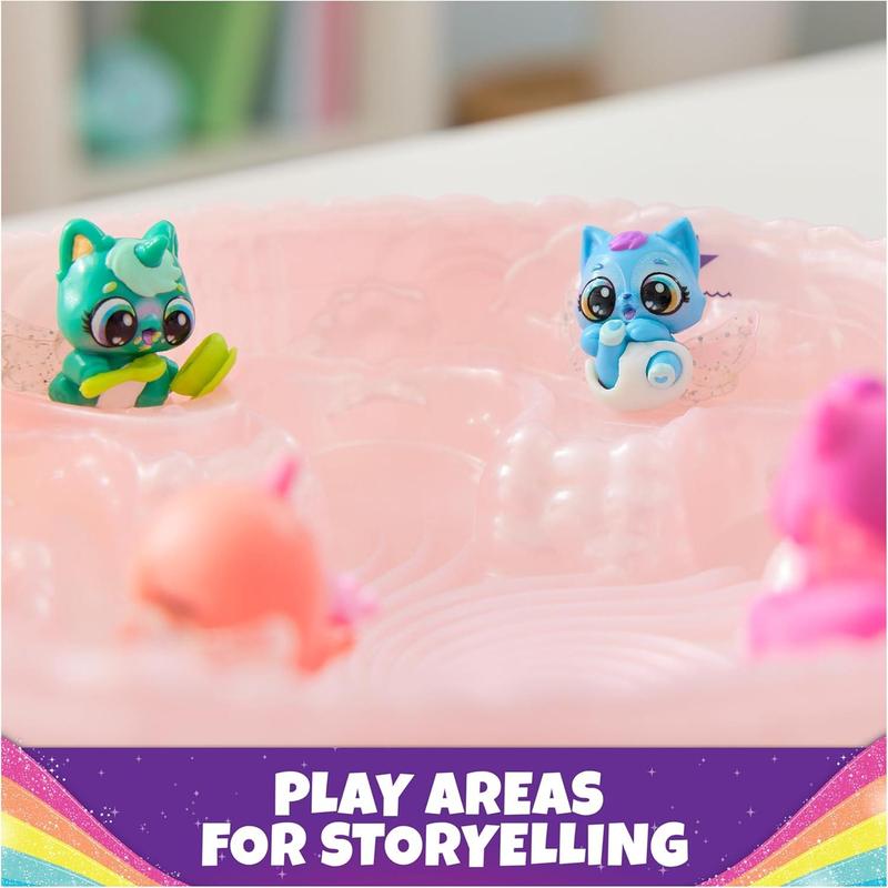 Hatchimals Alive, Rainbow Hatchery Toy with 6 Mini Figures in Color Reveal Eggs & 10+ Accessories, Kids Toys for Girls & Boys Ages 3+