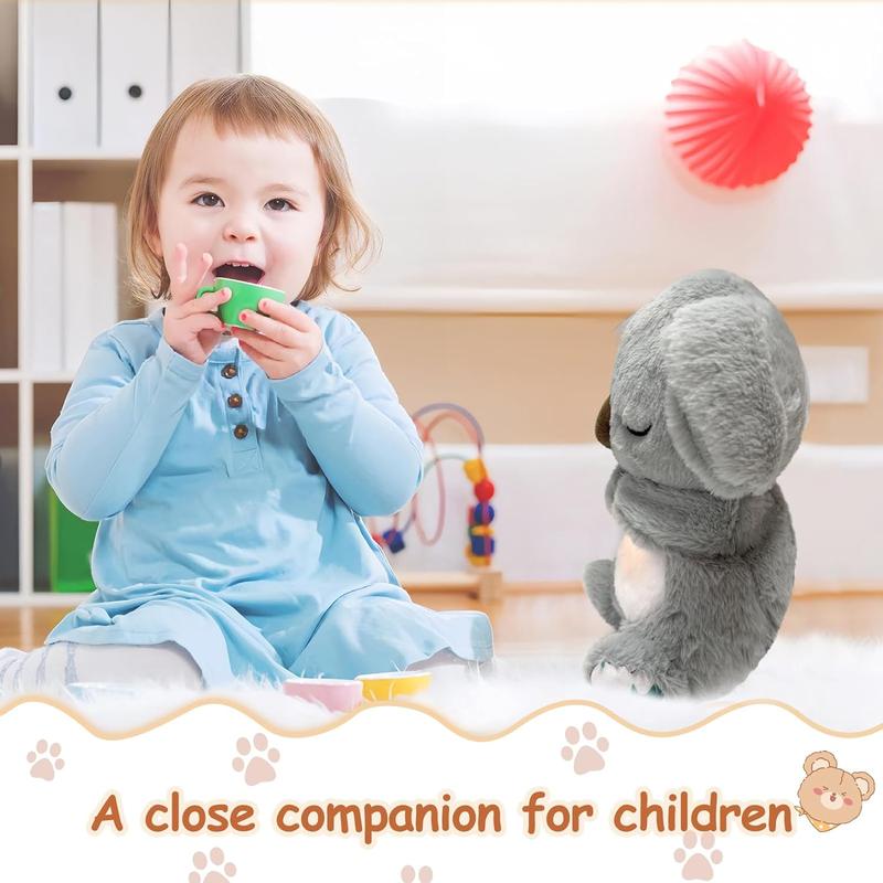 Breathing Relief Koala Rhythmic Soundand Light Help Sleep Plush Toy OtterPlush Toy, Otter Stuffed AnimalBirthday Gift