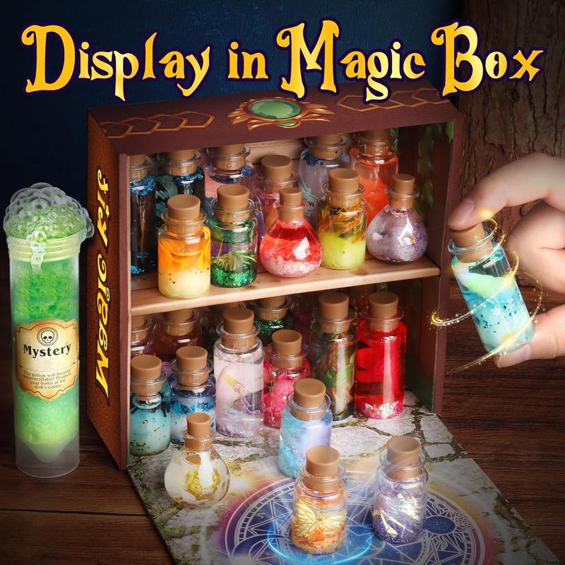 Fairy Magic Kit for s with 22PCS Potion Bottles, Potions Making Craft Kit - Gift for Christmas, Birthday, Creative Art Craft Toys for Girls Boys 6 7 8 9 10 12 Year Old