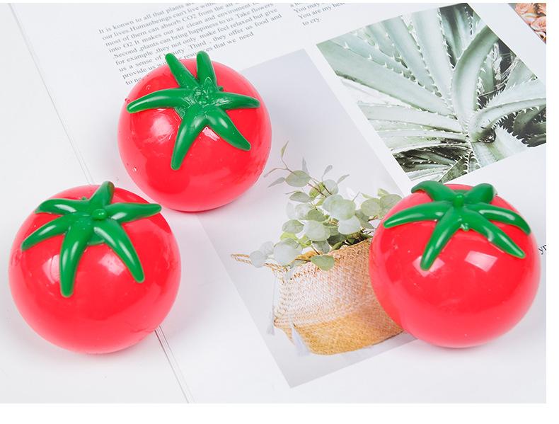 Tomato Splat 2-Pack Squishy Stress Ball for Adults Kids - Fun Sensory Decompressor