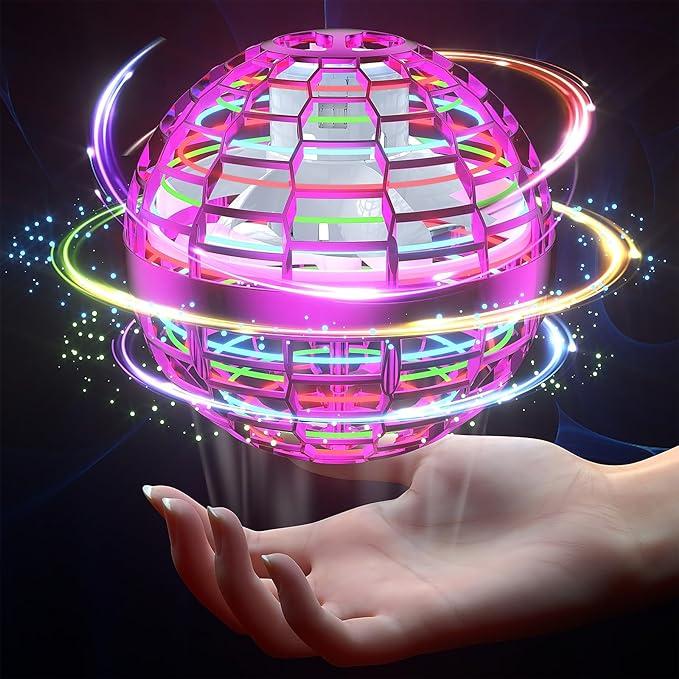 2025 New upgrade Hand-Controlled Induction Flying Ball Toy, Smart Sensing Hover Ball, Cosmic Saucer with Endless Tricks, Perfect for Outdoor Play, Party, Halloween, And Christmas Gifts, Durable Material，Man's toy