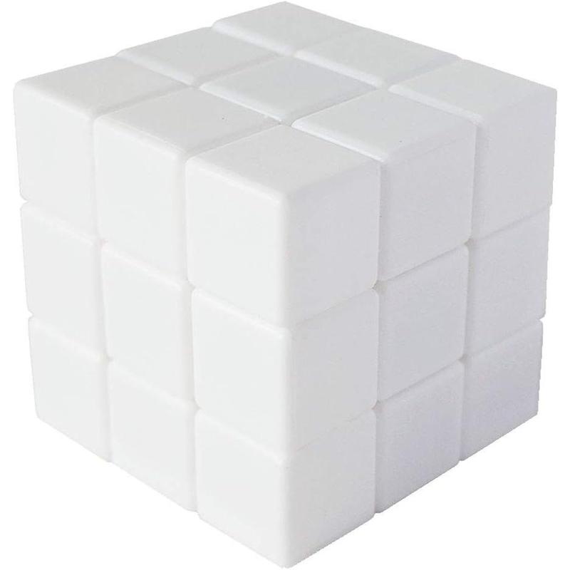 3x3 Blank Magic Cube 3x3x3 White Cube Puzzles Toys DIY