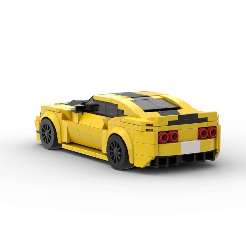 352PCS Bumblebee MOC [compatible LxGO]Speed Champions Racing Car Sports Model Garage Sets Building Blocks Famous Racers City Vehicle Technique DIY Bricks Toys(D010029) Christmas Gift