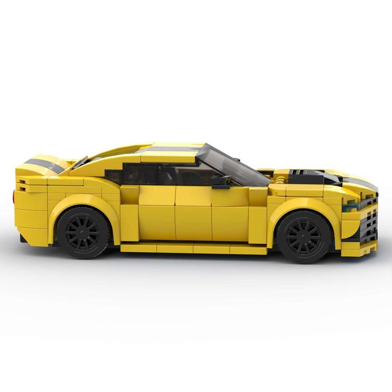 352PCS Bumblebee MOC [compatible LxGO]Speed Champions Racing Car Sports Model Garage Sets Building Blocks Famous Racers City Vehicle Technique DIY Bricks Toys(D010029) Christmas Gift