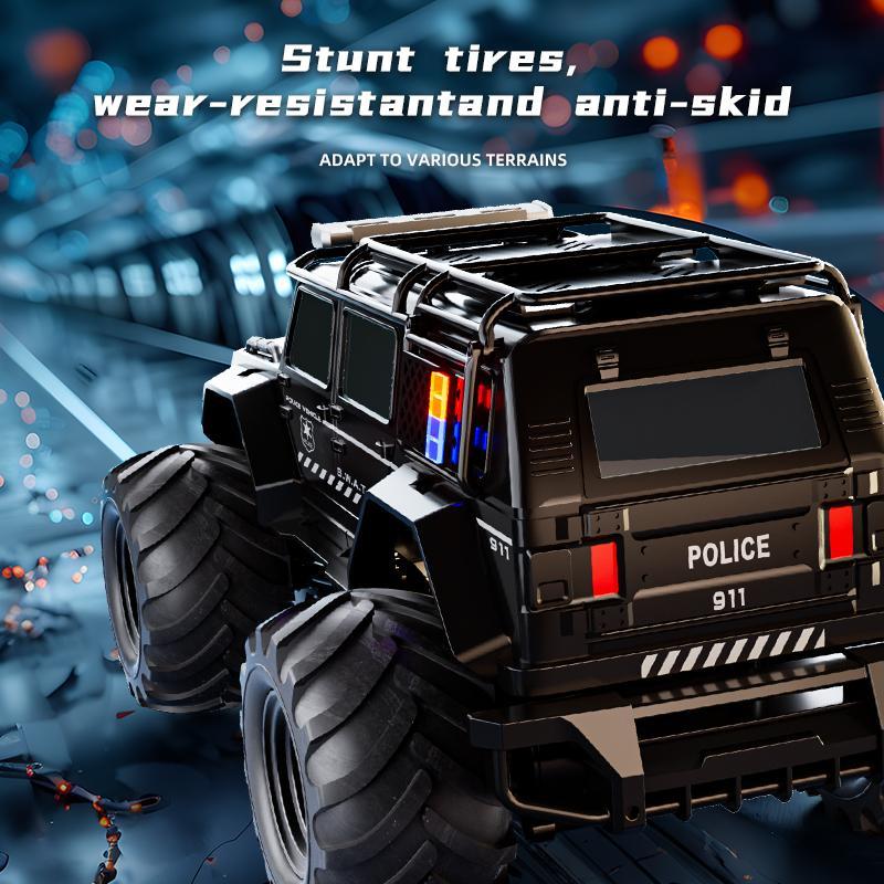 Remote Control Amphibious Off-road Vehicle, Cool Light & Sound Effect Remote Control Car, Rechargeable Electric Vehicle Toy for Adults