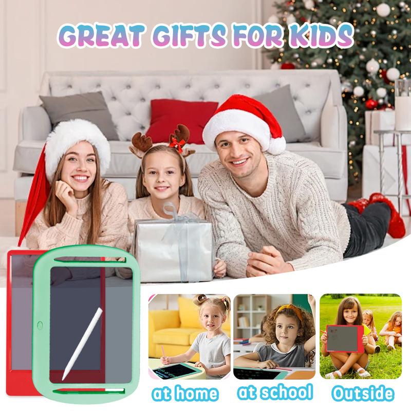 Doodle Board with Transparent Screen and Learning Card,8.5 lnch for 345678+ kids,Travel essentials,learning machine,Great Gifts,LCD Writing Tablet