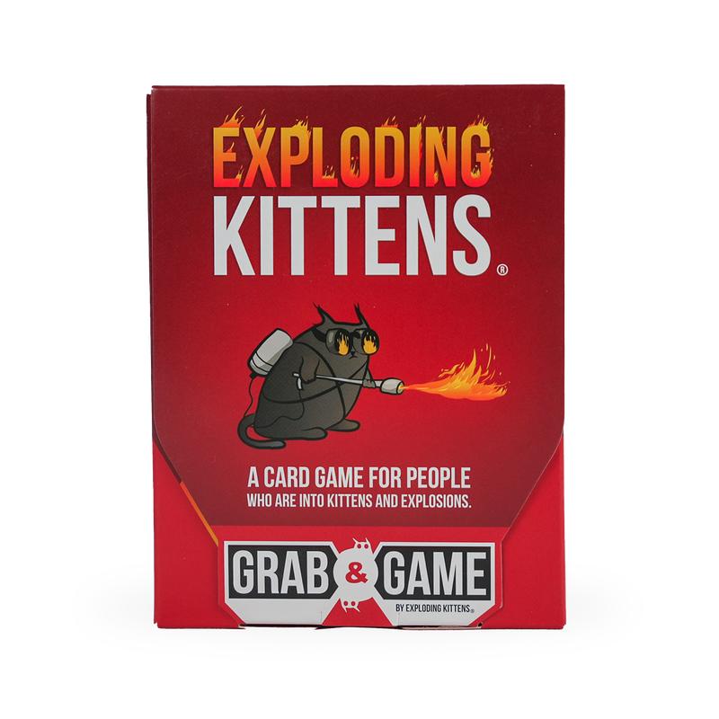 Exploding Kittens Original: Grab & Game Edition - A travel-friendly card game for people who are into kittens and explosions!