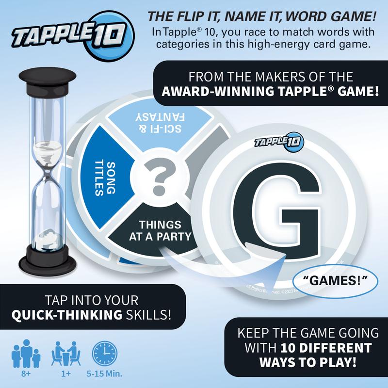 Tapple 10 - The Flip It, Name It Word Game