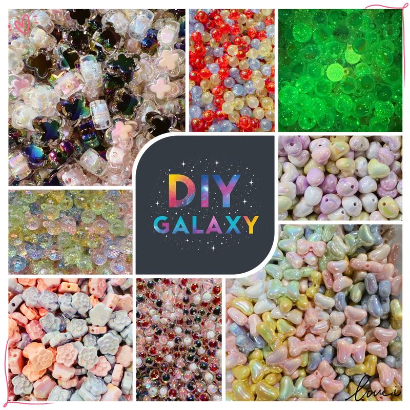 Irregular Shape DIY Galaxy Acrylic mixes high quality acrylics for pens, key chain, charm, hanger and etc