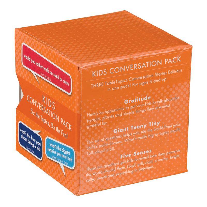 TableTopics Kids Conversation Pack - 120 Fun Conversation Cards for Families to Play Together