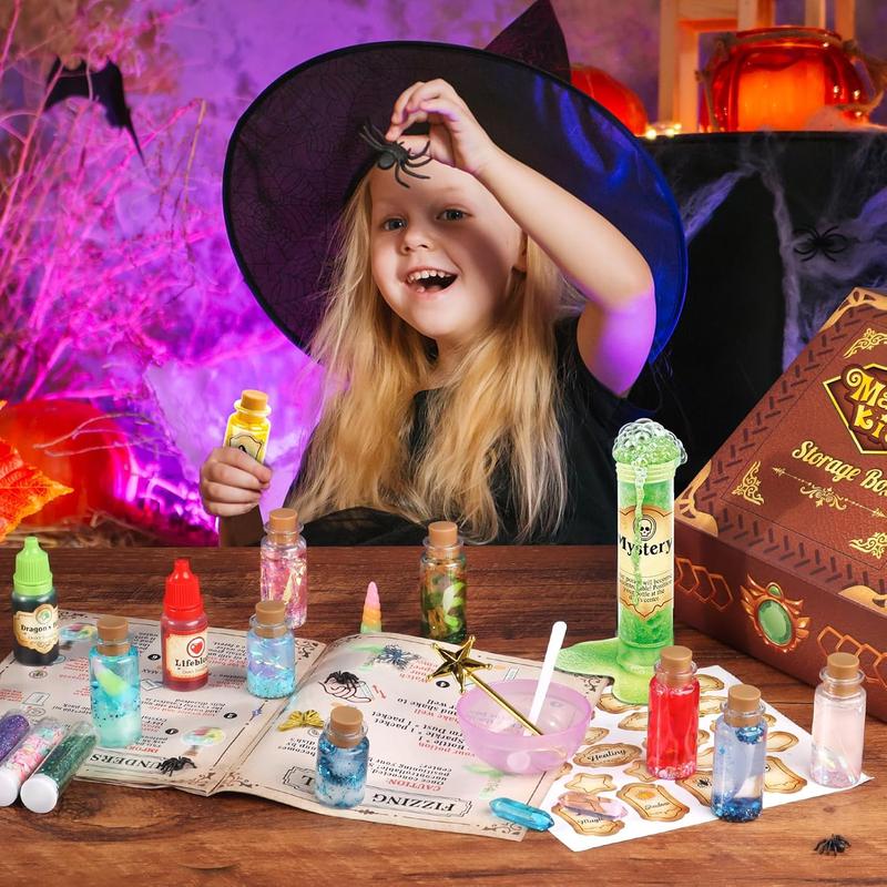 Fairy Magic Kit for s with 22PCS Potion Bottles, Potions Making Craft Kit - Gift for Christmas, Birthday, Creative Art Craft Toys for Girls Boys 6 7 8 9 10 12 Year Old