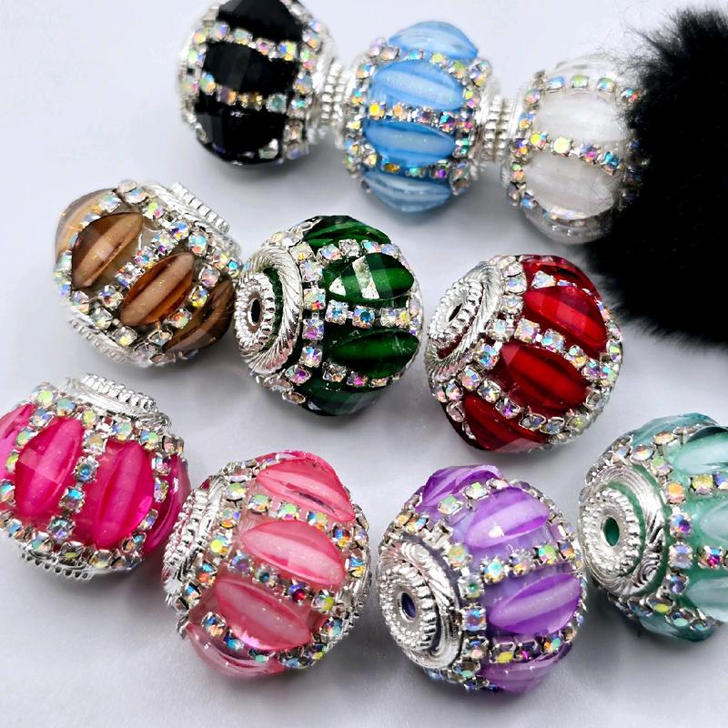 Fancy Rhinestone Bead Bundles for Jewelry Making Supplies