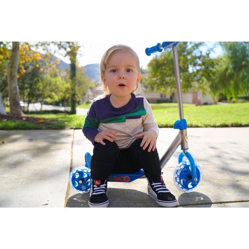 New Razor Jr 3-Wheel Lil' Kick Scooter - for Kids Ages 3+, Blue