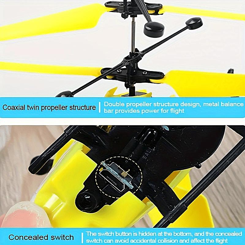 Drop-resistant Remote Control Intelligent Induction Combat Helicopter with Infrared Induction for Christmas, Halloween Gift