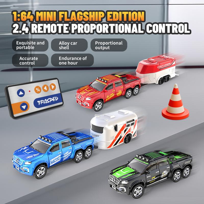 Mini RC Drift Car, 1 64 Scale Alloy Off-Road Truck, USB Rechargeable 2.4GHz Remote Control, Ideal Indoor & Outdoor Toy for Kids & Adults, Perfect Birthday Gift for Boys