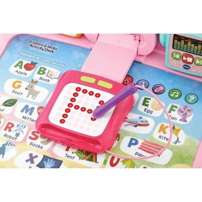 VTech Explore And Write Activity Desk - Pink