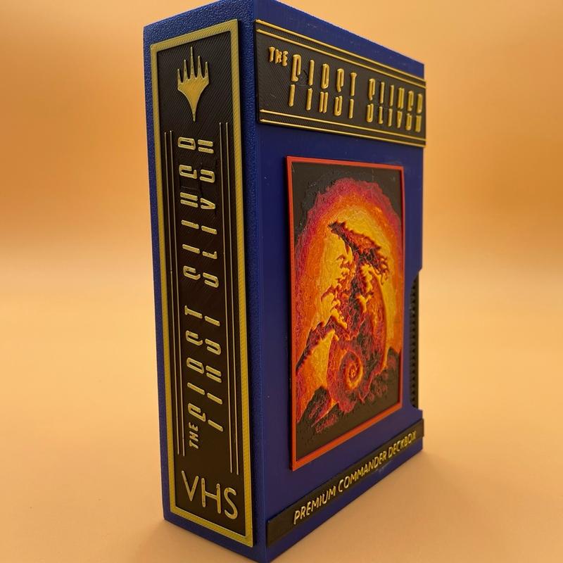  First Sliver VHS Tape Deck Box | Magic the Gathering | EDH | 100 Card | Fable Forged Workshop