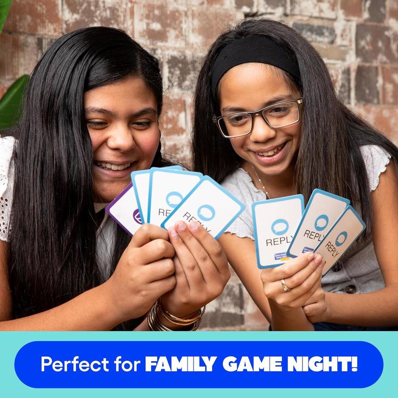 WHAT DO YOU MEME? New Phone, Who Dis? Family Edition - The Text Message Family Party Game, Christmas Games for Family Party