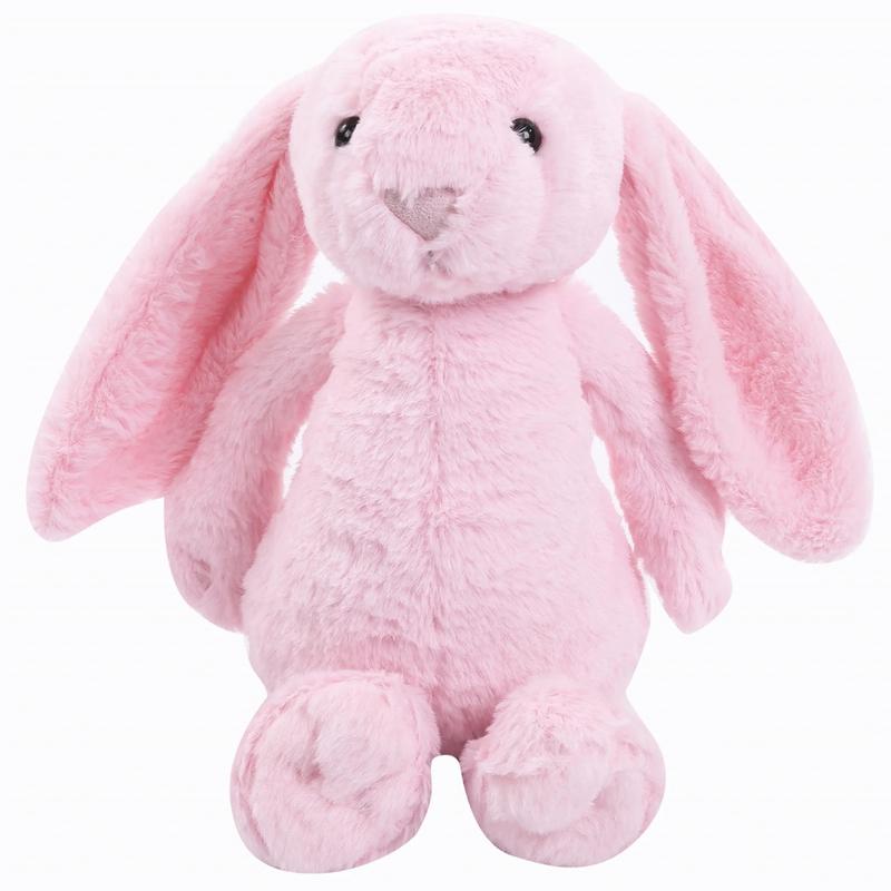 Jellycat Toys Plush Pink Bunny Rabbit Stuffed Animal with Fluffy Soft Ears for Boys Girls and Anime Fans Gifts(Pink Bunny, 11.8 Inches)