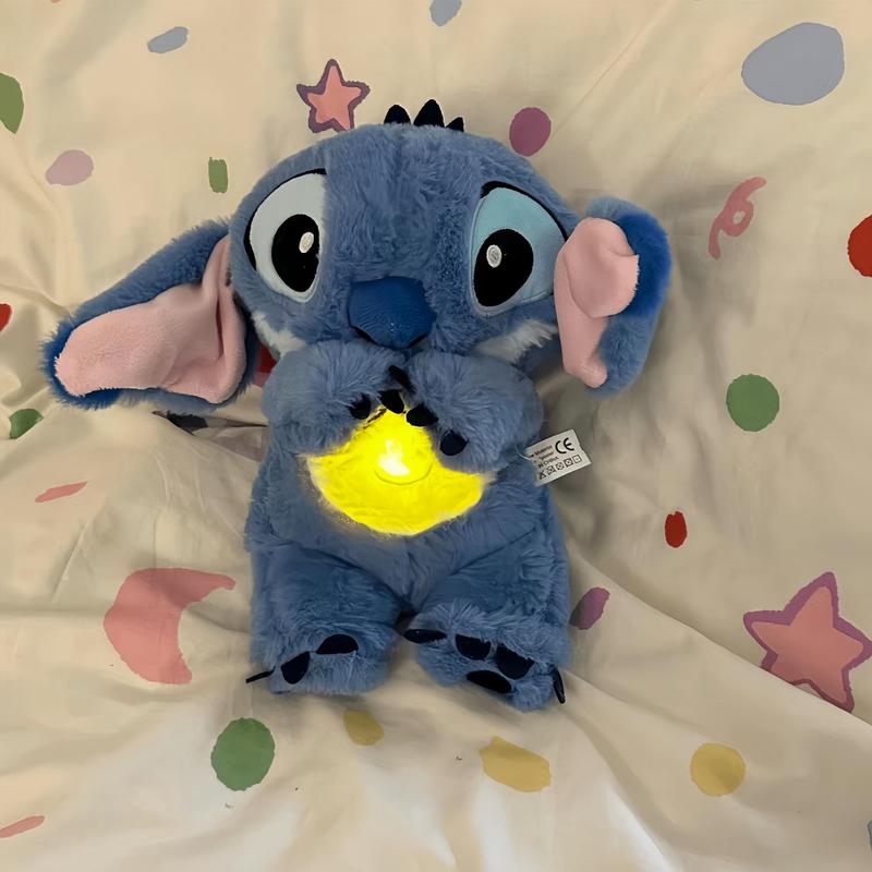 Breathing Animal Plushie -Soothing plushie with realisticbreathing S　t　i　t　c　h, lights and music thatrelieves anxiety