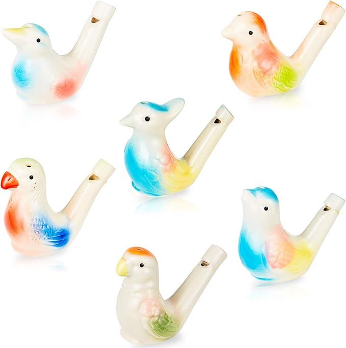 Bird whistles Toys for kids gifts Add water to blow with bird calls Ceramic bird toys animal water whistles