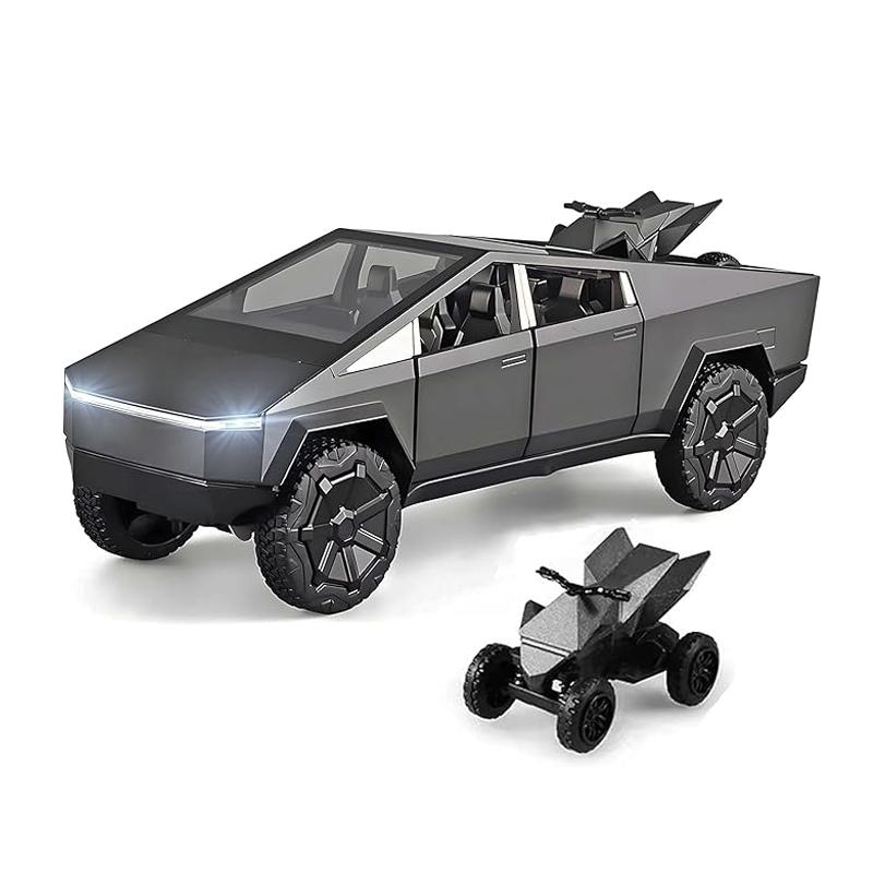 Tesla Cybertruck 1:32 Scale Model Toy – Realistic Electric Pickup Truck for Kids & Collectors | Perfect Gift for Tesla Fans and Car Enthusiasts