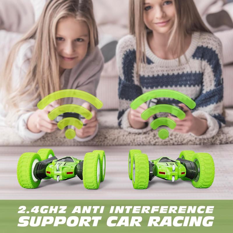 Remote Control Car, RC Cars Double Sided 360? Rotating Car Toys, Gesture Sensing RC Stunt Car with Headlights Wheel Lights, Ideal Gifts for Boys Girls