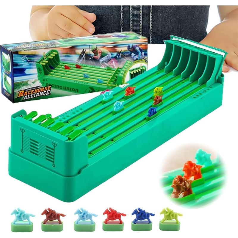 Horse Racing Game, Desktop Derby 6-Horse Racing Game, 2024 Horse Race Game Board Adult, Tabletop Electronic Horse Racing Board Game Family Party Entertainment Games