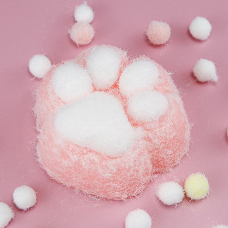 2 Pack Handmade Catpaw Taba Squishy Stress Relief Toy - Ultra Soft and Unique Gift for Kids or Adults