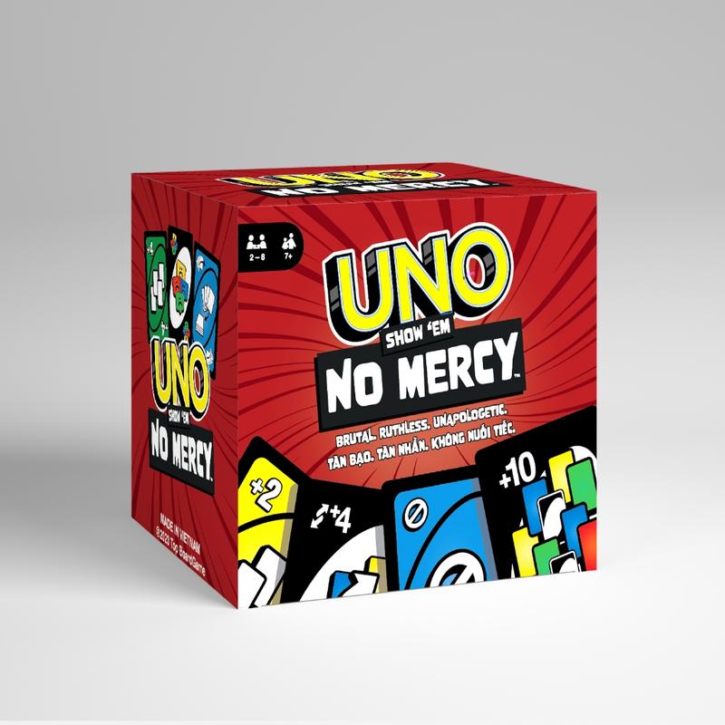 UNO NO MERCY PLUS card game upgrade for adults and kids, UNO +100 difficult rules, UNO card game TOP BOARD GAME