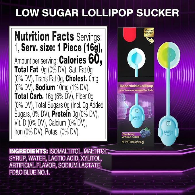 The new lollipop, using bone conduction technology, records your voice, Christmas gifts, New Year's gifts, Valentine's Day gifts, you want to say, transmitted through the sugar