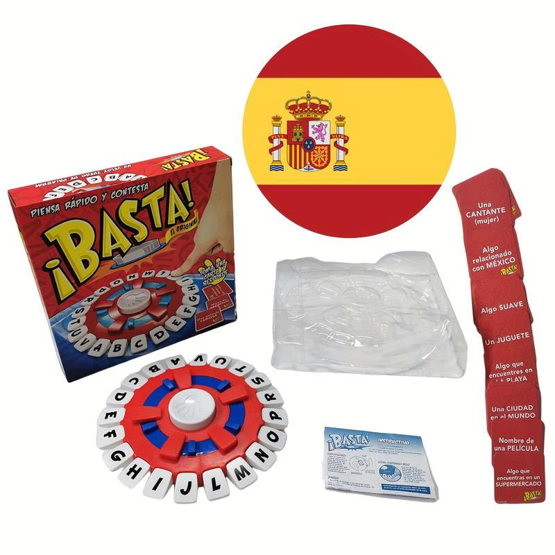 Spanish Quick Thinking Word Game - Role Play Family Board Game | Standard Edition for Ages 3+ | Educational Language Learning Game | Fast-Paced Category & Timer Challenge for All Ages