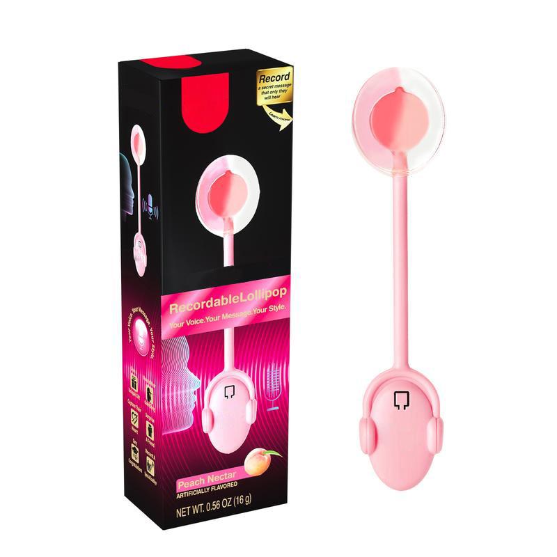 The new lollipop, using bone conduction technology, records your voice, Christmas gifts, New Year's gifts, Valentine's Day gifts, you want to say, transmitted through the sugar