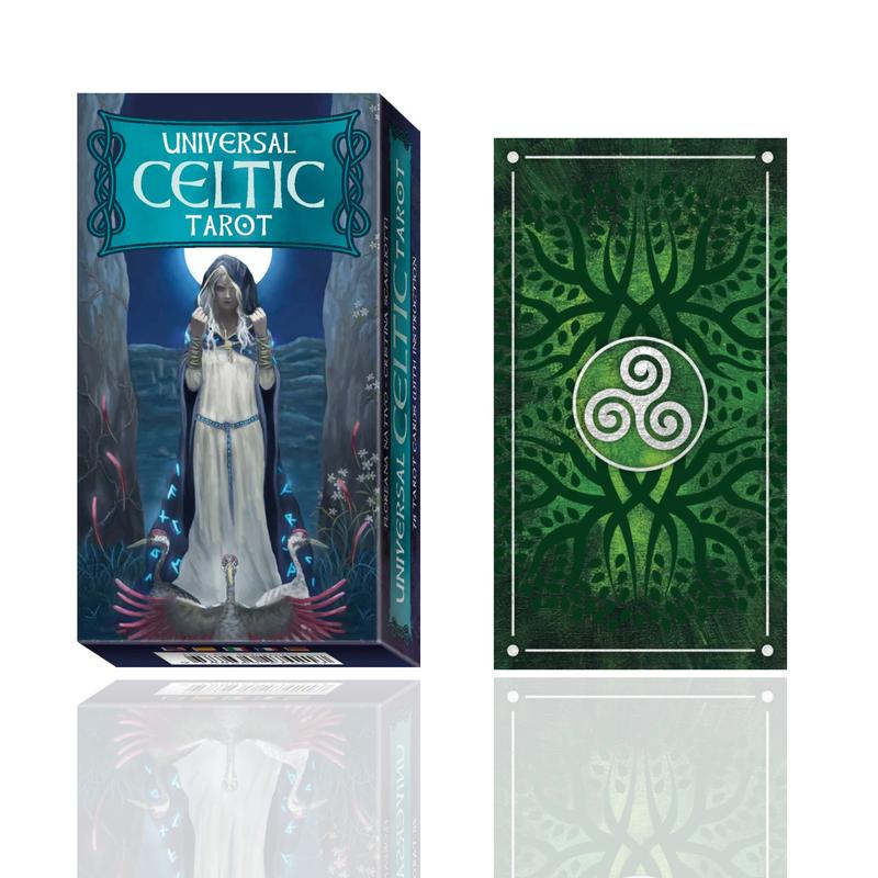 Universal Celtic Tarot Deck: 78 Tarot Cards & Guidebook by Lo Scarabeo for tarot readings, psychic readings, and divination; spiritual, unique tarot, tarot card deck, oracle card deck