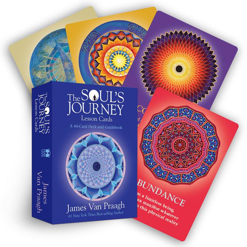 The Soul's Journey Lesson Cards: 44 Oracle Card Deck & Guidebook, a divination tool for oracle readings and  psychic readings, spiritual, life lessons, affirmation cards, tarot card deck