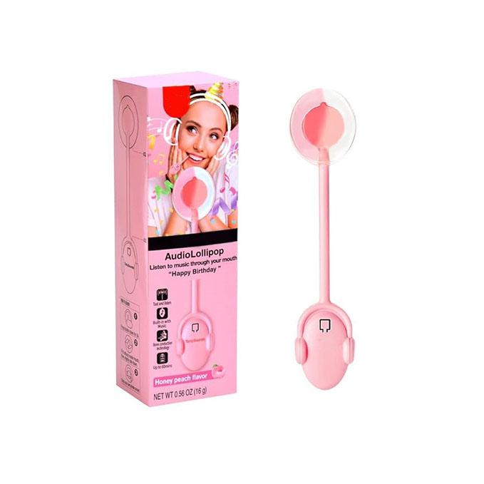 The new lollipop, using bone conduction technology, records your voice, Christmas gifts, New Year's gifts, Valentine's Day gifts, you want to say, transmitted through the sugar