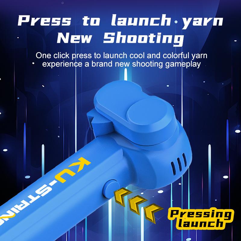 Glow in The Dark Rope Launcher Propeller.Hand held Novelty Fun Lasso Pressure Reducer.Glow in The Dark Loop Rope Game Shooter String Toy.Birthday Christmas Ideal Gift.