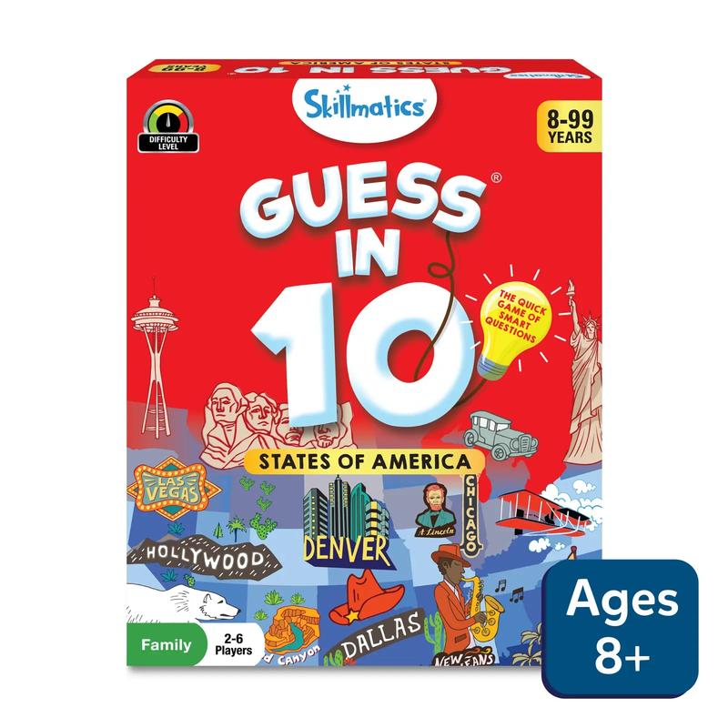 Skillmatics Guess in 10 - Educational Card Game for Boys, Girls, and Kids Who Love Board Games for Ages 3 to 99