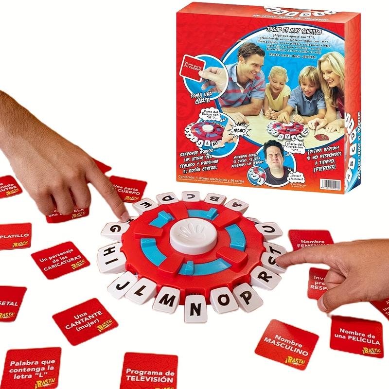 Spanish Quick Thinking Word Game - Role Play Family Board Game | Standard Edition for Ages 3+ | Educational Language Learning Game | Fast-Paced Category & Timer Challenge for All Ages