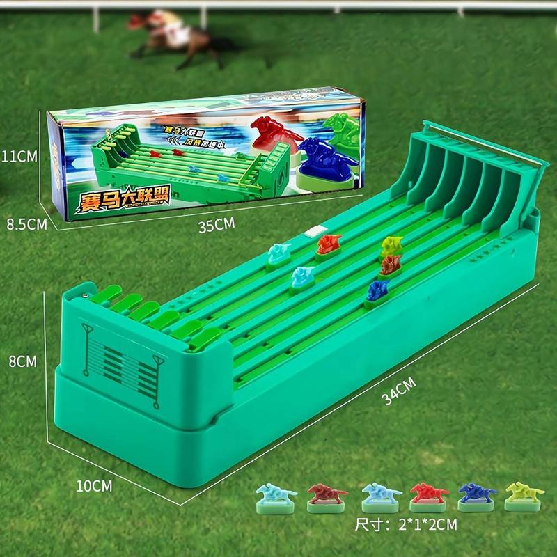 Horse Racing Game, Desktop Derby 6-Horse Racing Game, 2024 Horse Race Game Board Adult, Tabletop Electronic Horse Racing Board Game Family Party Entertainment Games