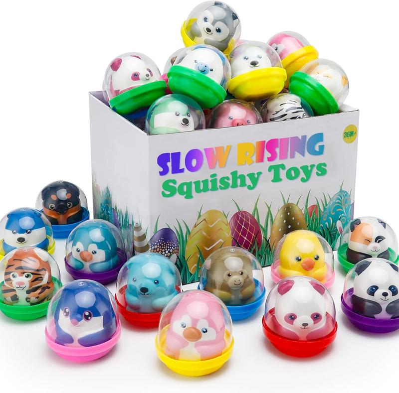 30 Packs Party Favors Slow Rising Stress Squishies for Kids, Birthday Goodie Bag Stuffers Treasure Box Toys, Kids Classroom Prizes