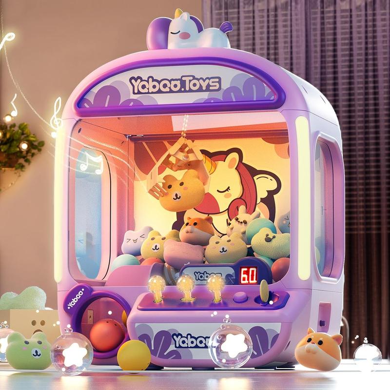 Claw Machine for , Unicorns  Claw Machine Large, Mini Arcade Claw Machine with Prizes Toys Refill Inside,  Vending  Machine, Christmas Party Prize Candy Dispenser, Gift for Girls Boys