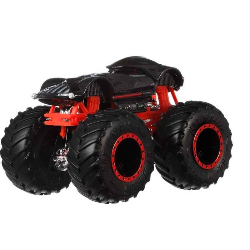 Monster Trucks Toy Trucks 2-Pack, Demolition Doubles Set of 2 Vehicles in 1:64 Scale, for Kids & Collectors (Styles May Vary)