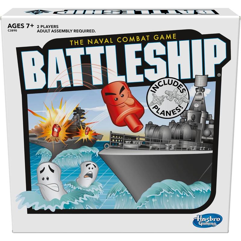 Hasbro Gaming Battleship With Planes | 2-Player Strategy Board Games for Kids | Christmas Gifts for Boys & Girls | Ages 7+